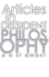 Articles In Dissident Philosophy