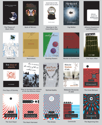 eastamant.com publishers presents twenty titles by author-poet-philosopher